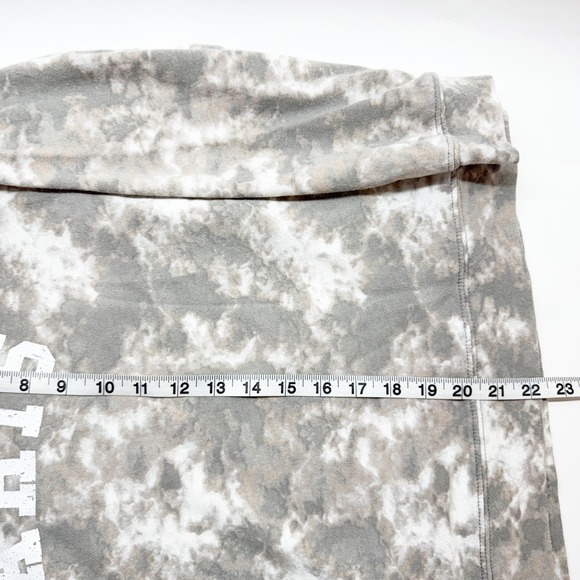 Bobeau Women Paris Graphic Tie Dye Sweatshirt Grey White Crew Neck Size S - Picture 4 of 7